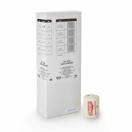 Ace Elastic Bandage 2 Inch X 5 Yard Clip Detached Closure Tan NonSterile Standard Compression, 50PK 207430